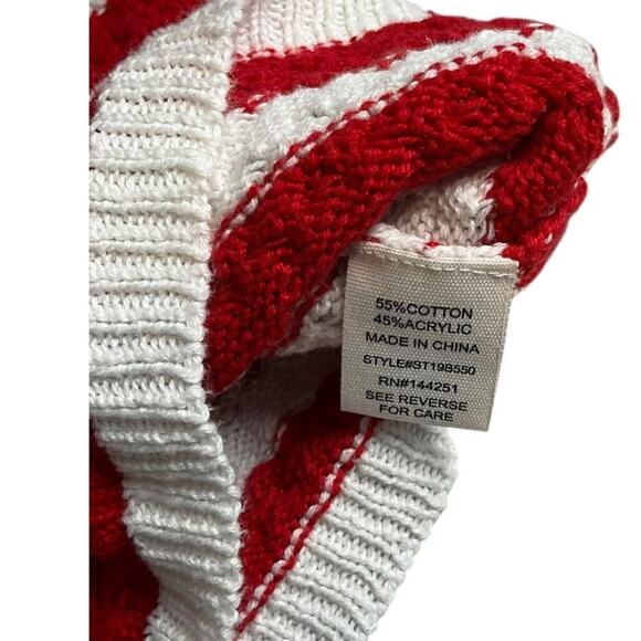 Moon & Madison American Flag Knit Tank Top Red White Blue Breathable Size Small - Picture 8 of 9